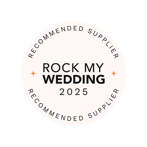 Rock My Wedding Recommended Supplier 2025 Badge
