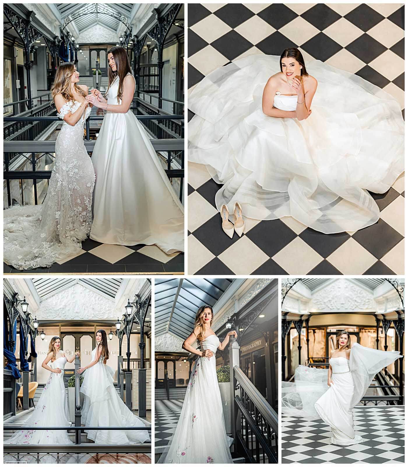 Custom wedding floor decal with romantic monogram and elegant calligraphy